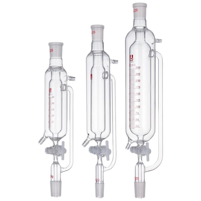 Chemistry Lab Double-Jacketed Funnel 25ml-1000ml Constant Pressure Supply