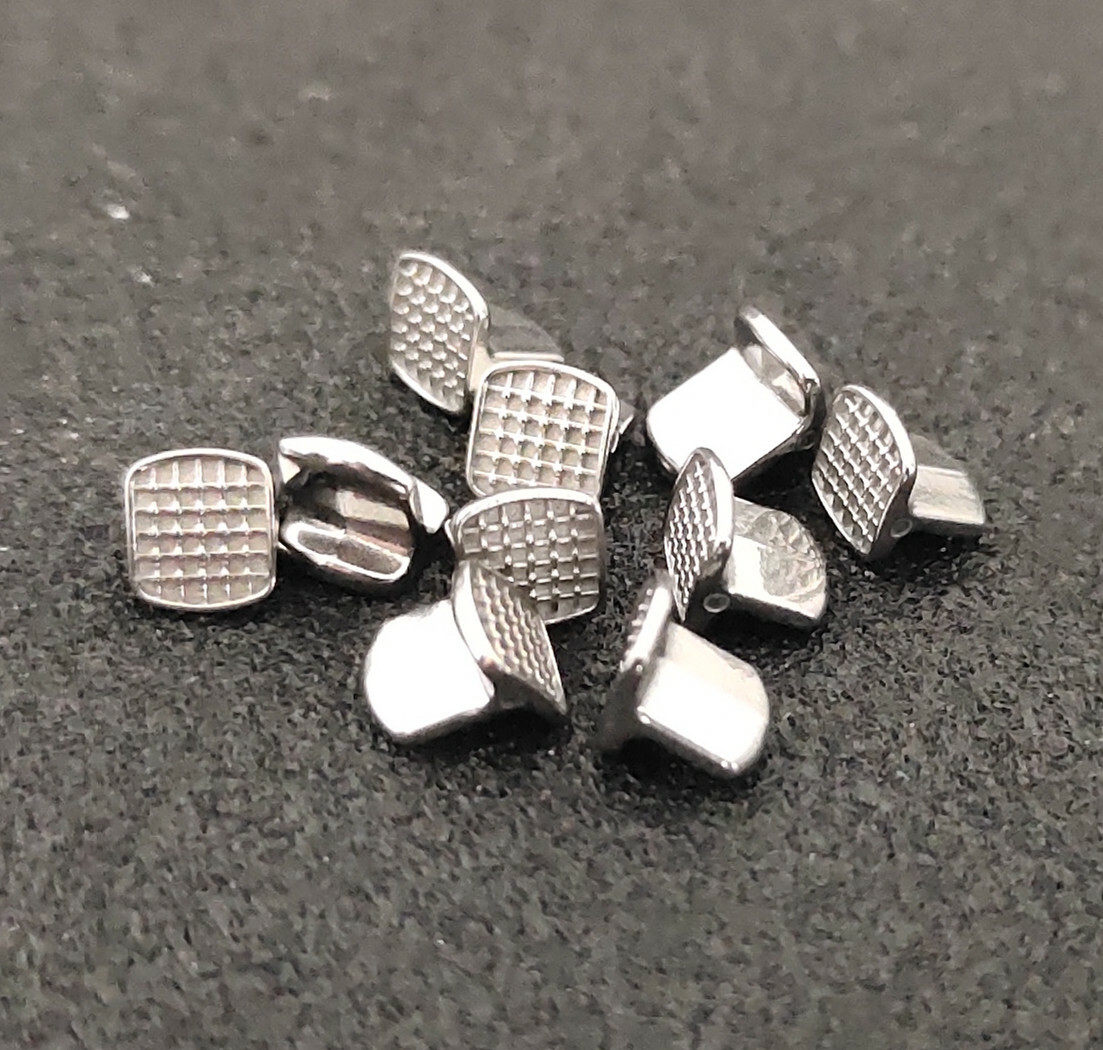 100 Pieces Bite Bulider Turbos Mesh Base Deep Bite Teeth Corection Orthodontics