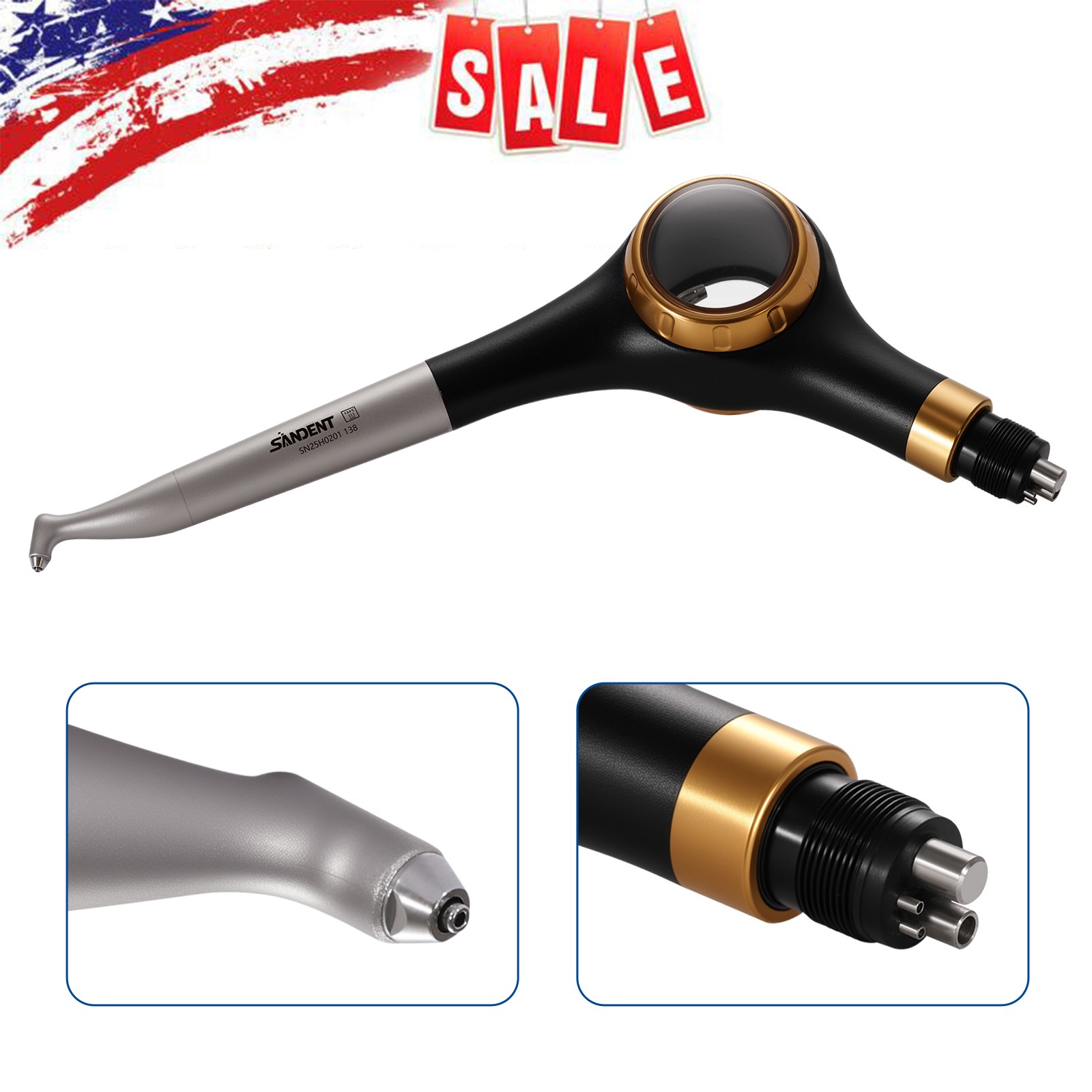Woodpecker Style Dental Air Polisher AP-H Supragingival Polishing Handpiece
