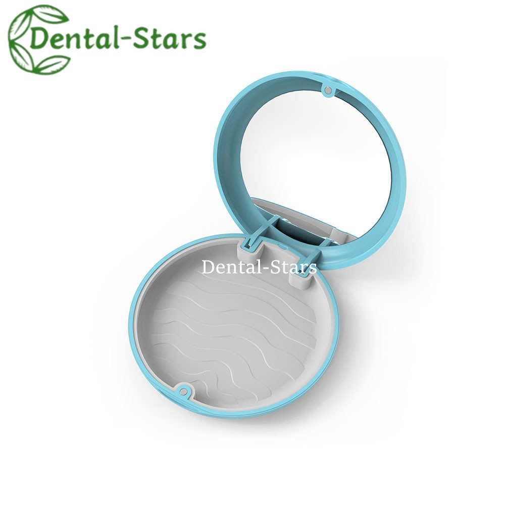 Dental Retainer Box Braces Orthodontic Aligner Case Magnetic Mouth Guard Box