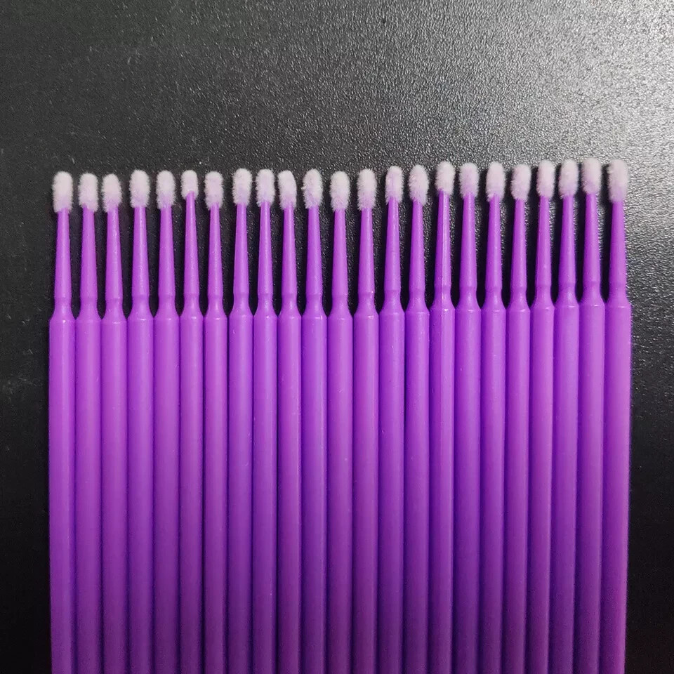 600Pcs Dental Swabs Disposable Applicators Micro Brush Stick Eyelash Extension