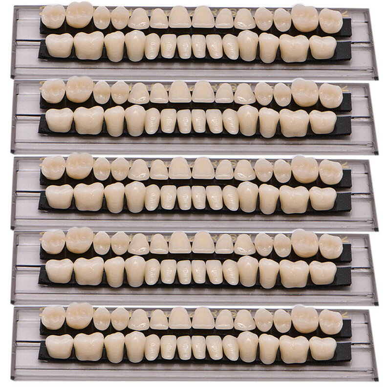 280ps Acrylic Resin Denture 23# A2 Dental Full Set Teeth Upper Lower Shade OS29