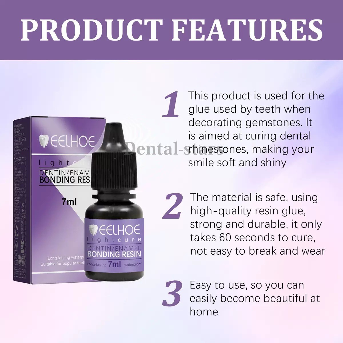 Dental Light Cure Dentin / Enamel Bonding Resin Adhesive 7ml Bottle