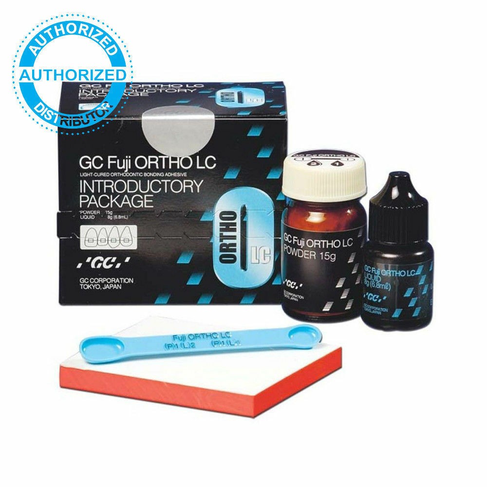 GC Fuji ORTHO LC Light-Cured Orthodontic Bonding Adhesive Powder & Liquid
