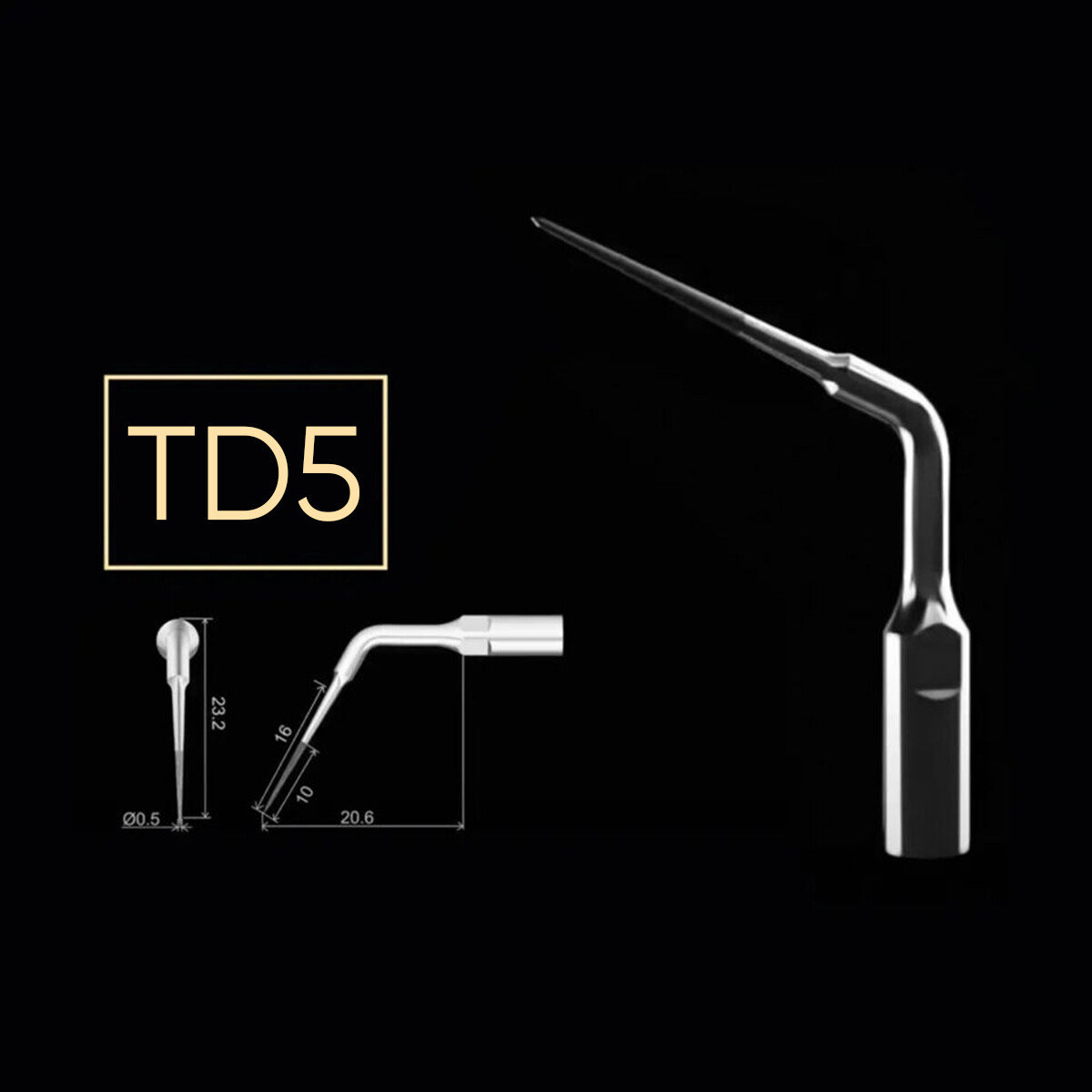 Woodpecker Dr Talal’s Endo Kit Endodontic Ultrasonic Scaler Tips Kit Set TD1-TD6
