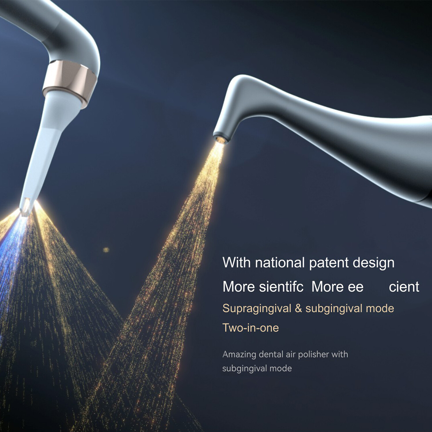 Woodpecker AP-H L Dental Air Polisher w/ AP-1 Plus L Supragingival Handpiece