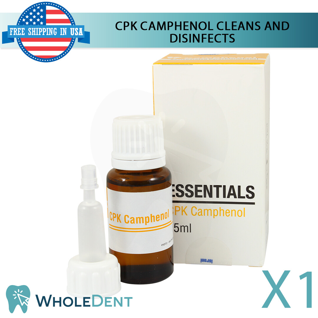CPK Camphenol Cleans Disinfects Dental Material 15ml Root Canal Disinfection