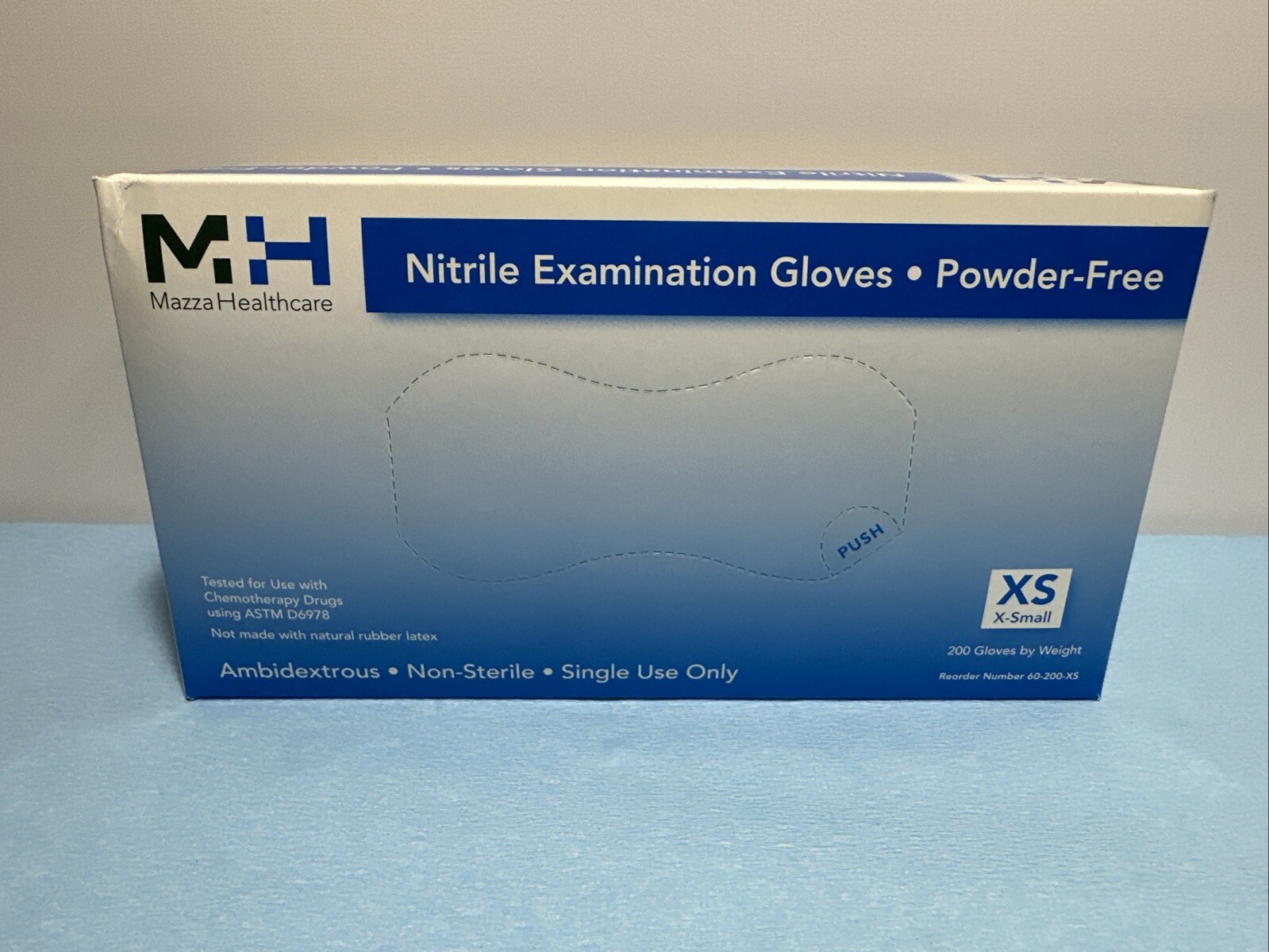 Nitrile, Examination, Gloves, Size Extra Small, 200 ct- FREE SHIPPING!