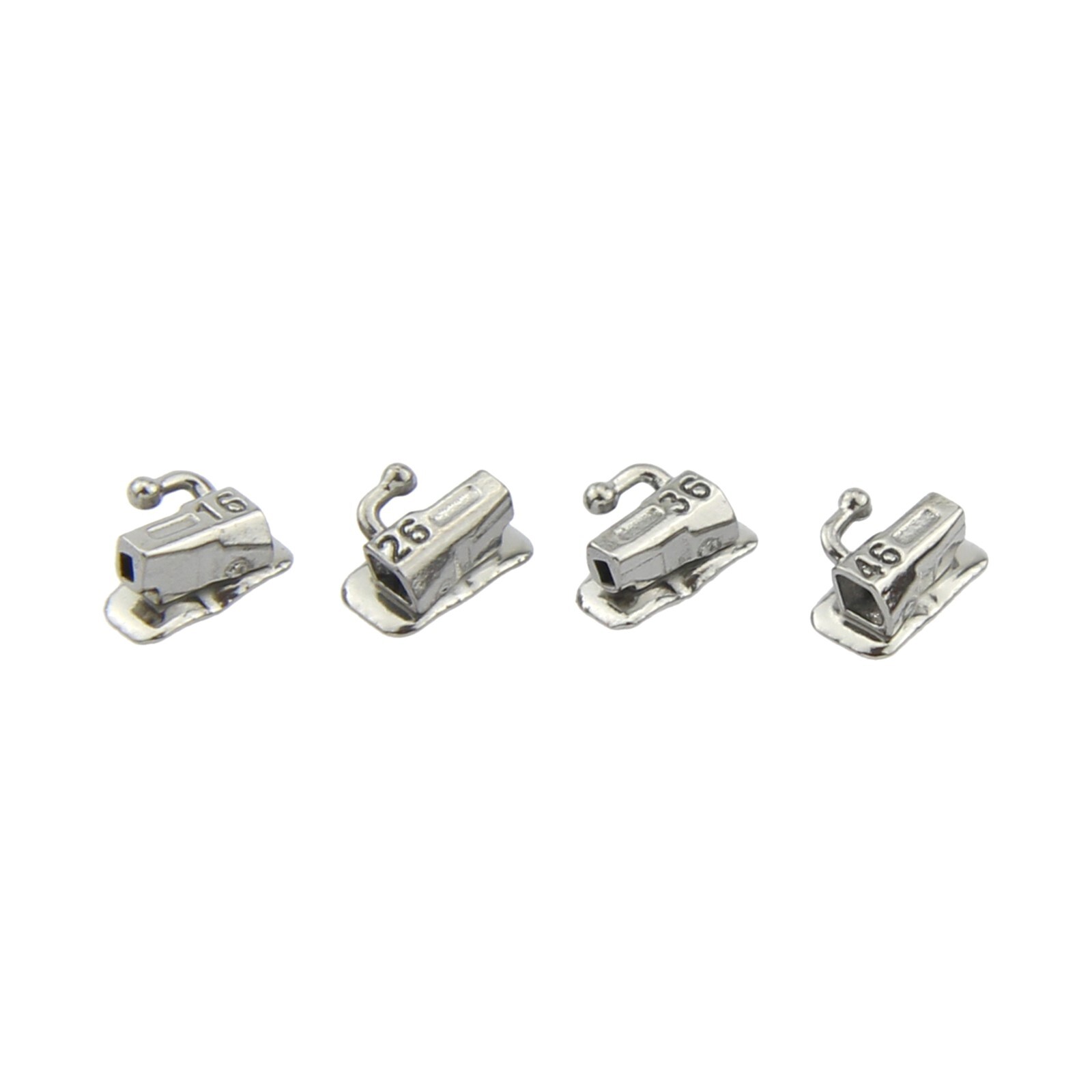 200pcs Orthodontic Buccal Tubes 1st 2nd Molar Brackets Roth tubos de ortodoncia