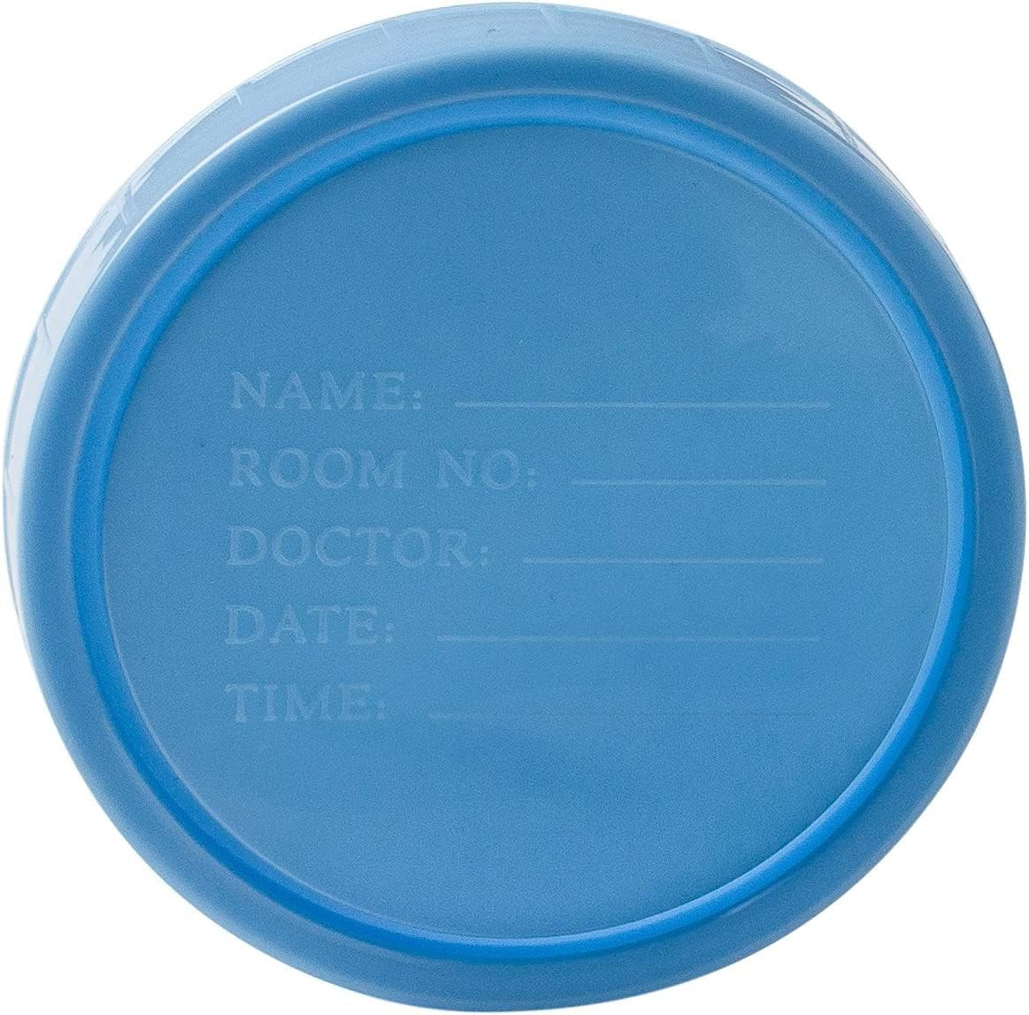 Vakly Specimen Cups with Screw-On Lids 4 Oz – Clear Non-Sterile Urine Sample