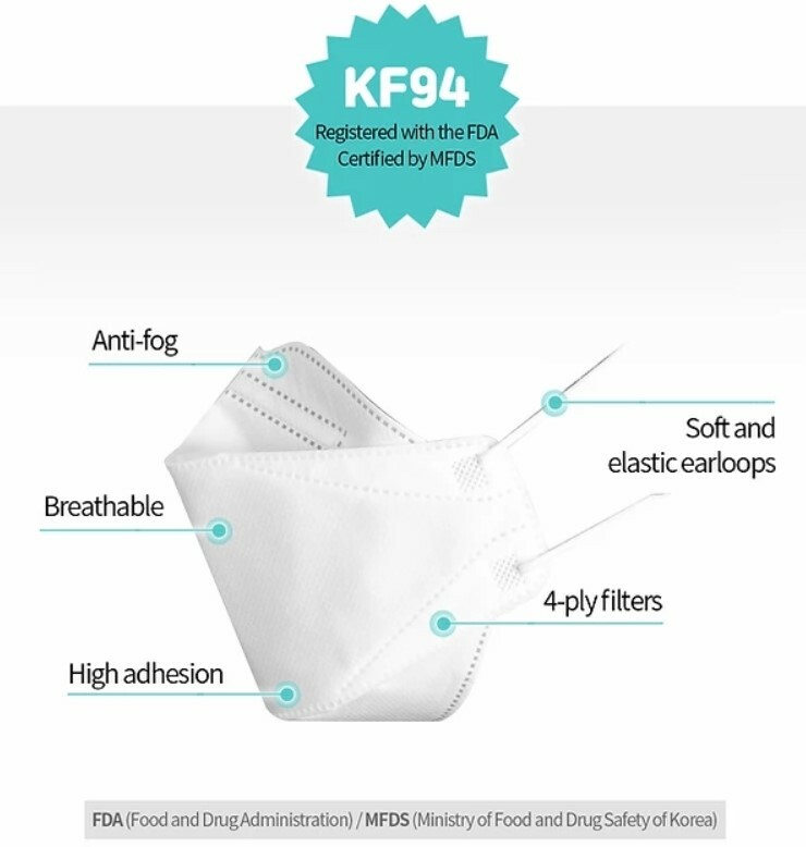 Heal Made KF94 Kids Korean Face Mask Age 5~14 Made in Korea Comfortable Children