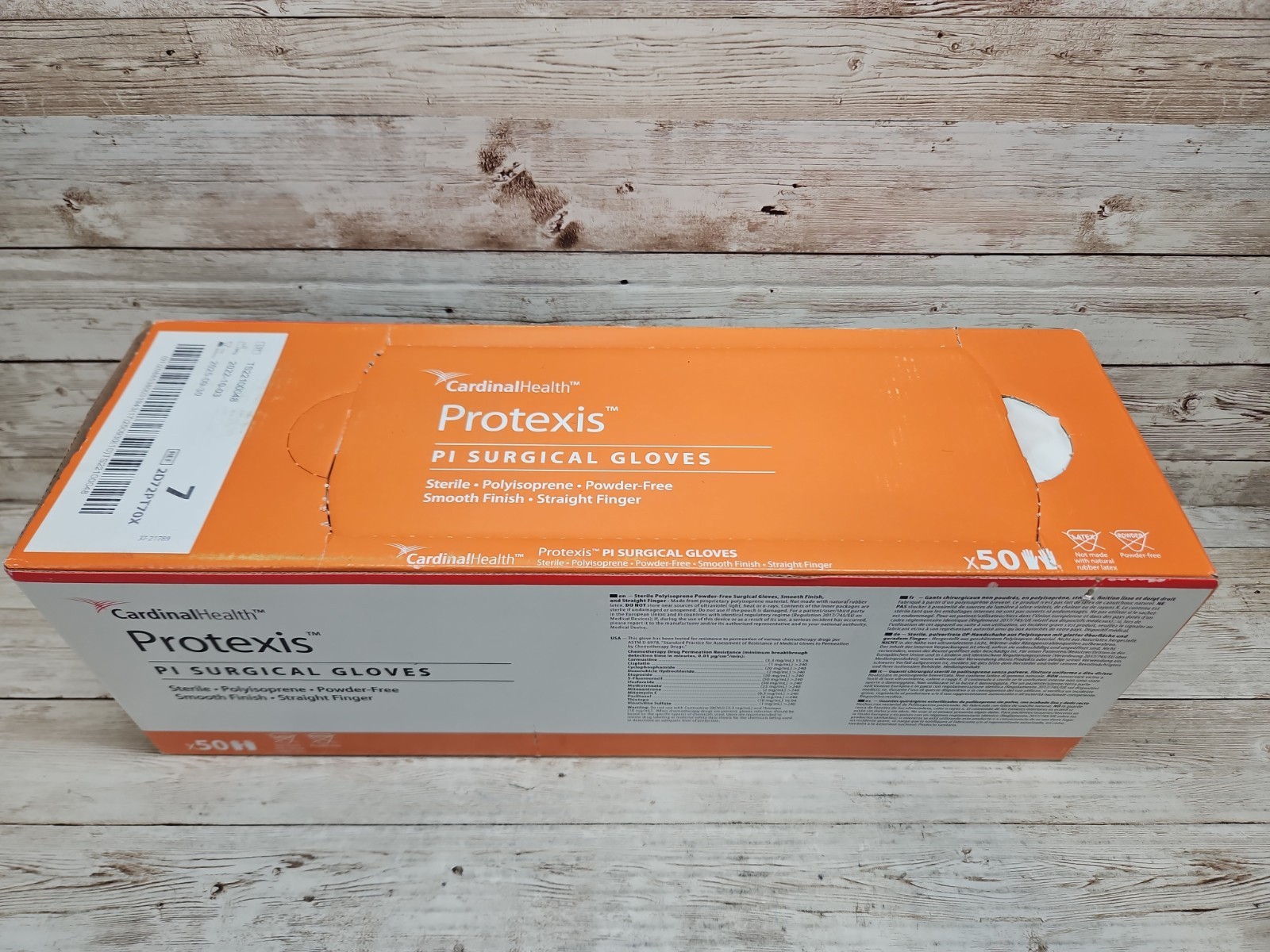 Protexis PI Surgical Gloves Cardinal Health *1 Box 50 Pr* Size: 7 *See Date*9-25