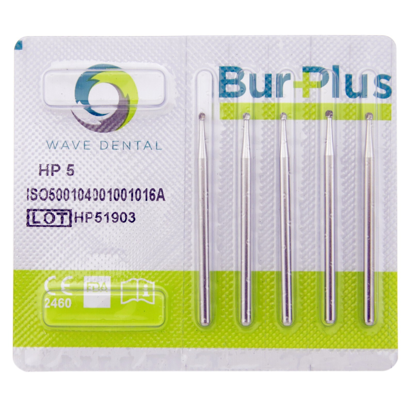 Wave Dental HP Long Shank 44.5mm Tungsten Carbide Bur Straight Handpiece Lab