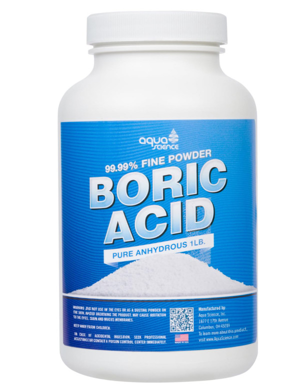 Boric Acid Powder 1Lb 99.9% Industrial Grade Strength Fine Powder Multipurpose