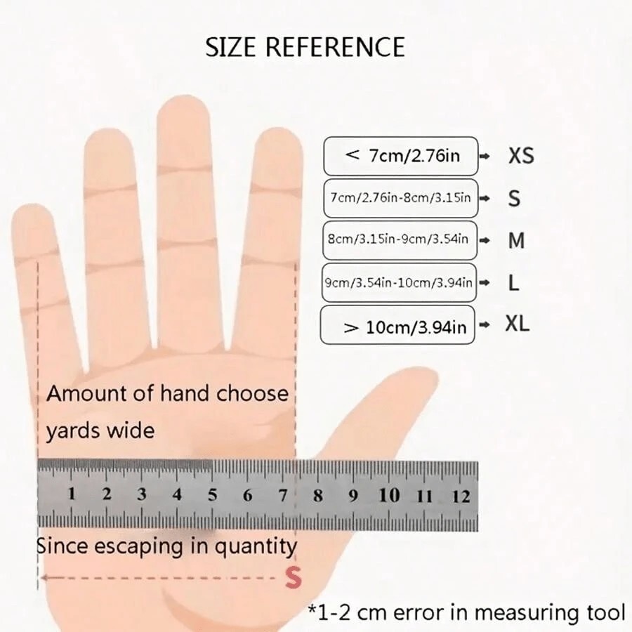 10 Pcs Disposable Nitrile Gloves M-Size Thick Powder Free Gloves for Men & Women