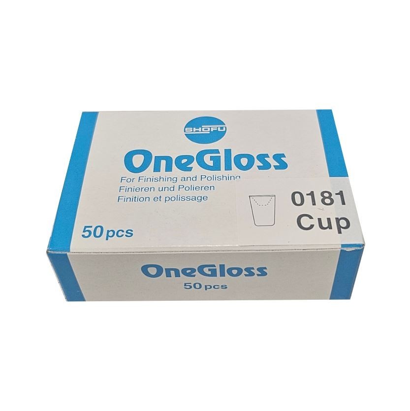 *50-Pieces* Shofu OneGloss Cup Refill For Finishing And Polishing 0181