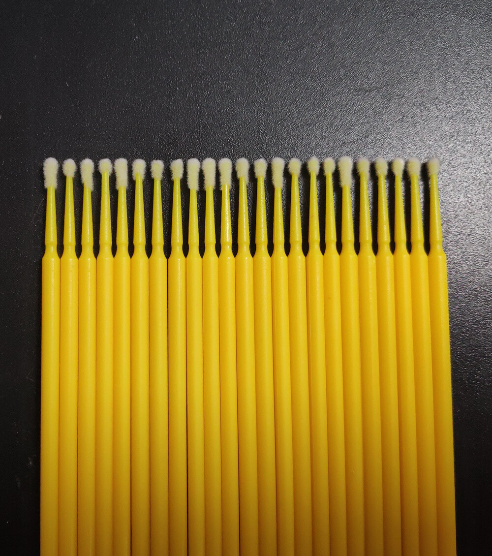 200Pcs Dental Swabs Disposable Applicators Micro Brush Stick Eyelash Extension