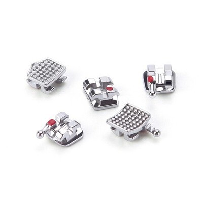 20PCS / PACK Dental bretelle attacchi ortodontici Mini MBT Slot 022 345 Hooks CE