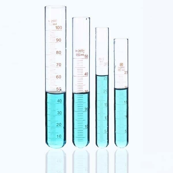 Physical laboratory test tube Borosilicate Glassware 3-10pcs organic 5-100ml