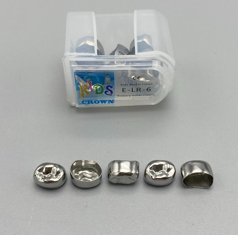 Dental Kids Crown stainless steel Primary Molar Pediatric Crowns Kit 48Sizes USA