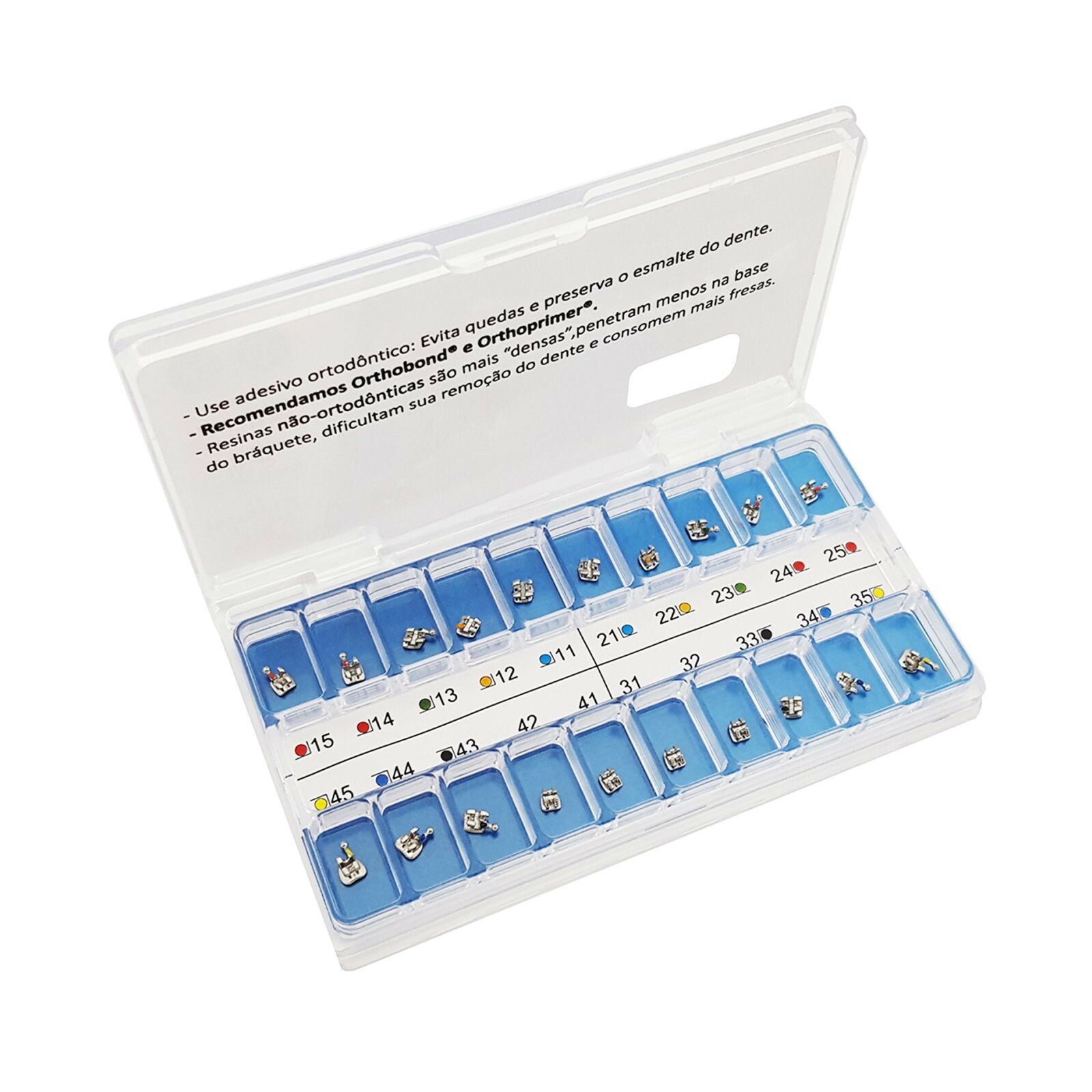 BRACKET CASE ROTH MAX 0.22 W/H 3/4/5 PACK/20UN Orthodontic Product USA SELLER