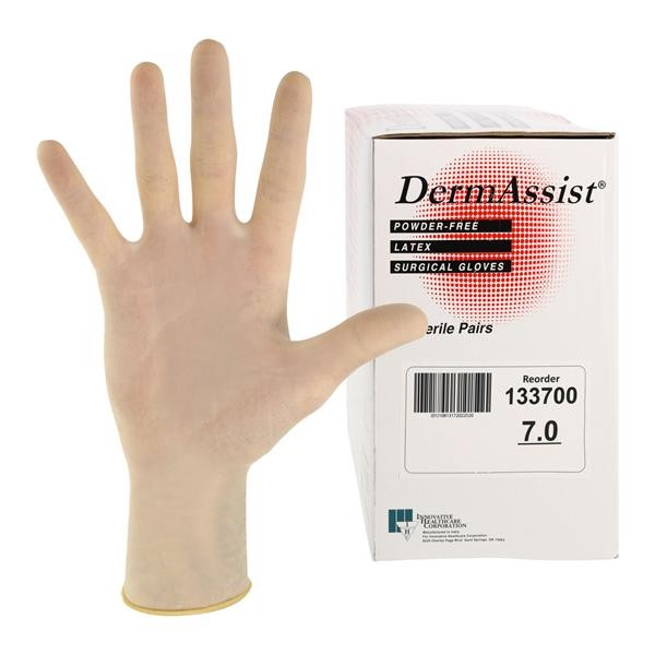 Innovative Healthcare 133700 Latex Surgical Gloves #7 Sterile Textured 50 Pairs