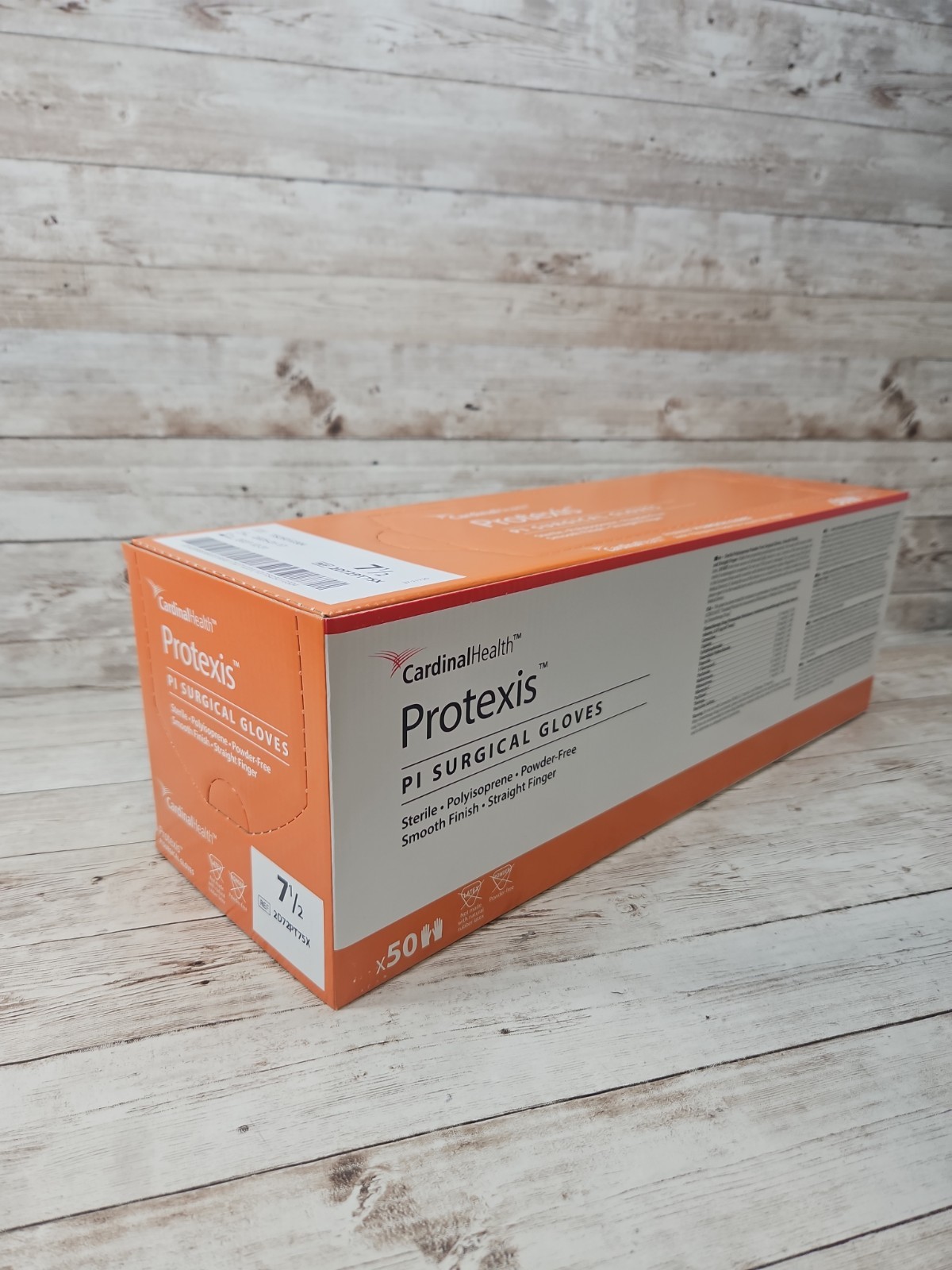 Protexis PI Surgical Gloves *1 CASE 200 Pair* Cardinal Size: 7.5 Exp: 11/27