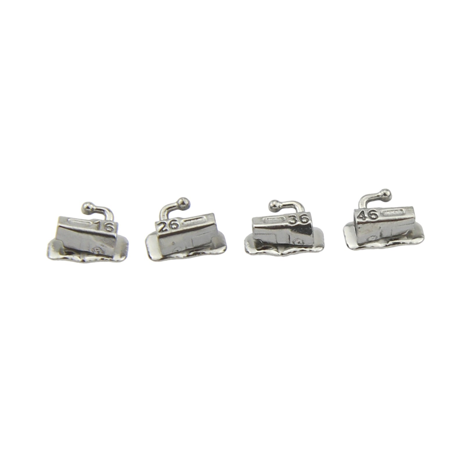 200pcs Orthodontic Buccal Tubes Roth 1st 2nd Molar Brackets tubos de ortodoncia