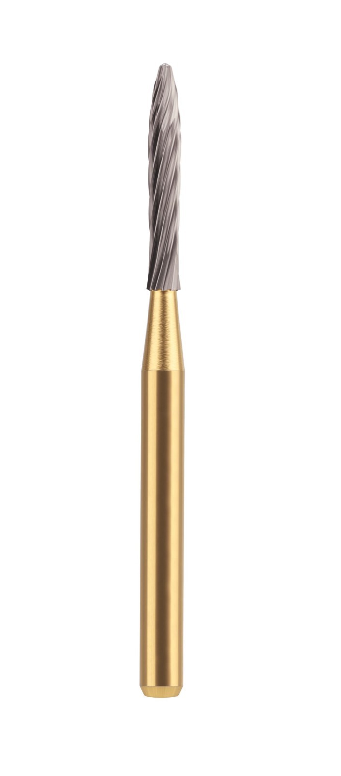 Wave Dental Trimming & Finishing Carbides FG Burs TF48L 12 Blade Gold-plated