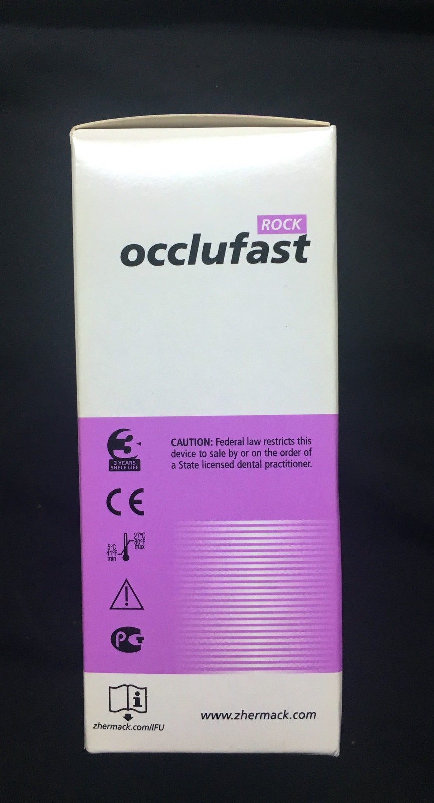 Occlufast Rock Extra-Hard Fast-Set – Bite Registration #C200726 Exp: 2025-01