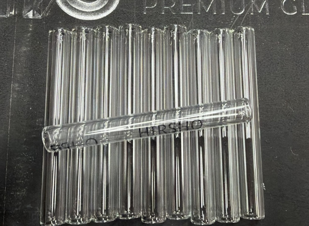 (10 Pack) 4″ Inch Clear Pyrex Glass Blowing Tube 12mm 8mm 2m Thick Free Shipping