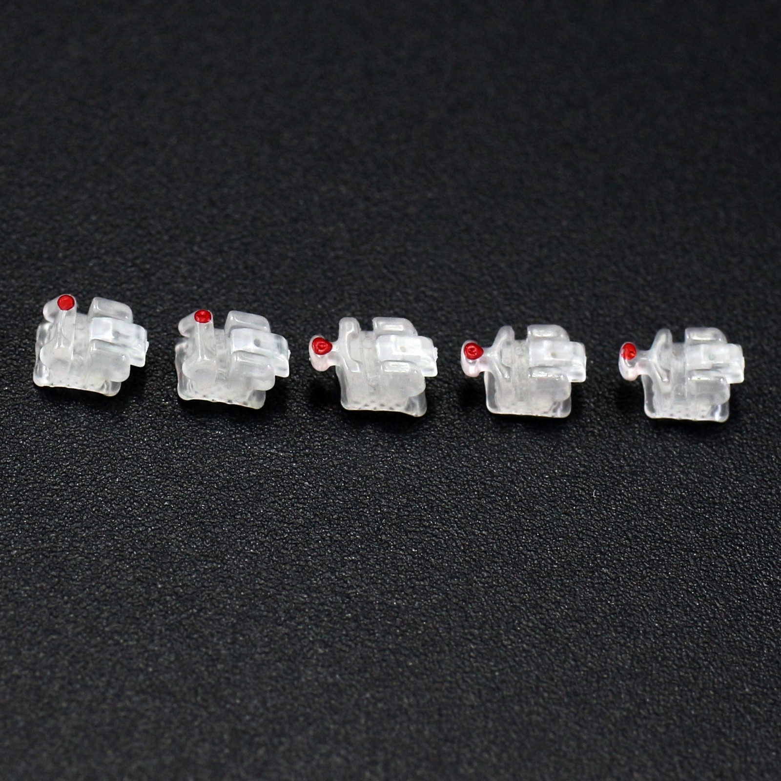 Dental Ceramic Brackets Orthodontic Self Ligating Braces MBT 022 345 Damon Clear