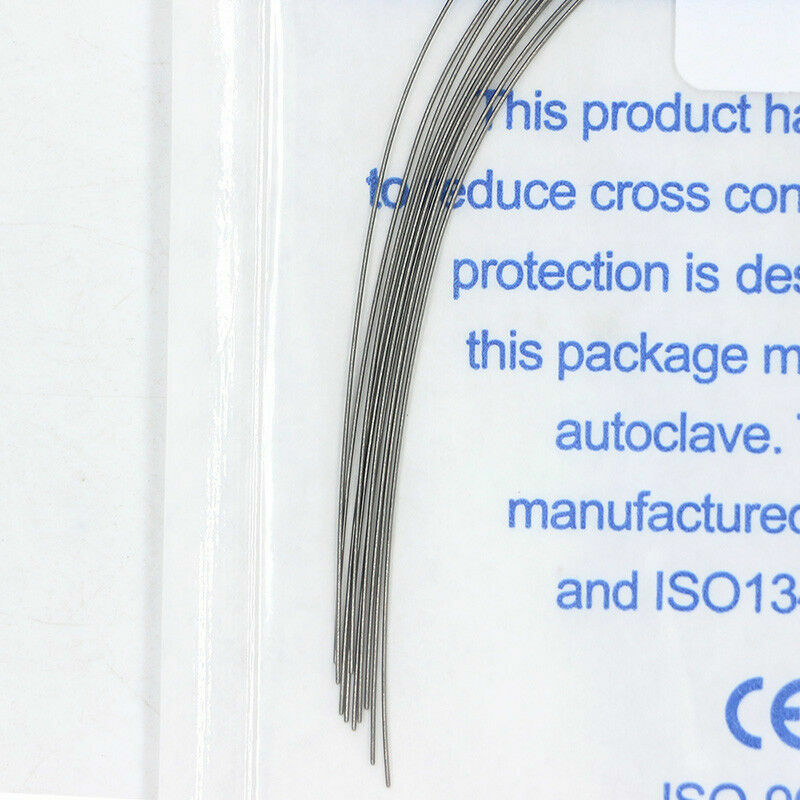 200×Dental Orthodontic Thermal Activated Niti Round Arch Wires 012 Upper Ovoid