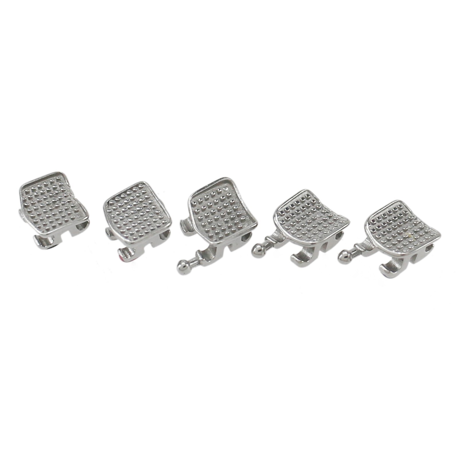 Dental Orthodontic Brackets Metal Roth MBT 018 022 345 Hook Mini Braces MIM Twin