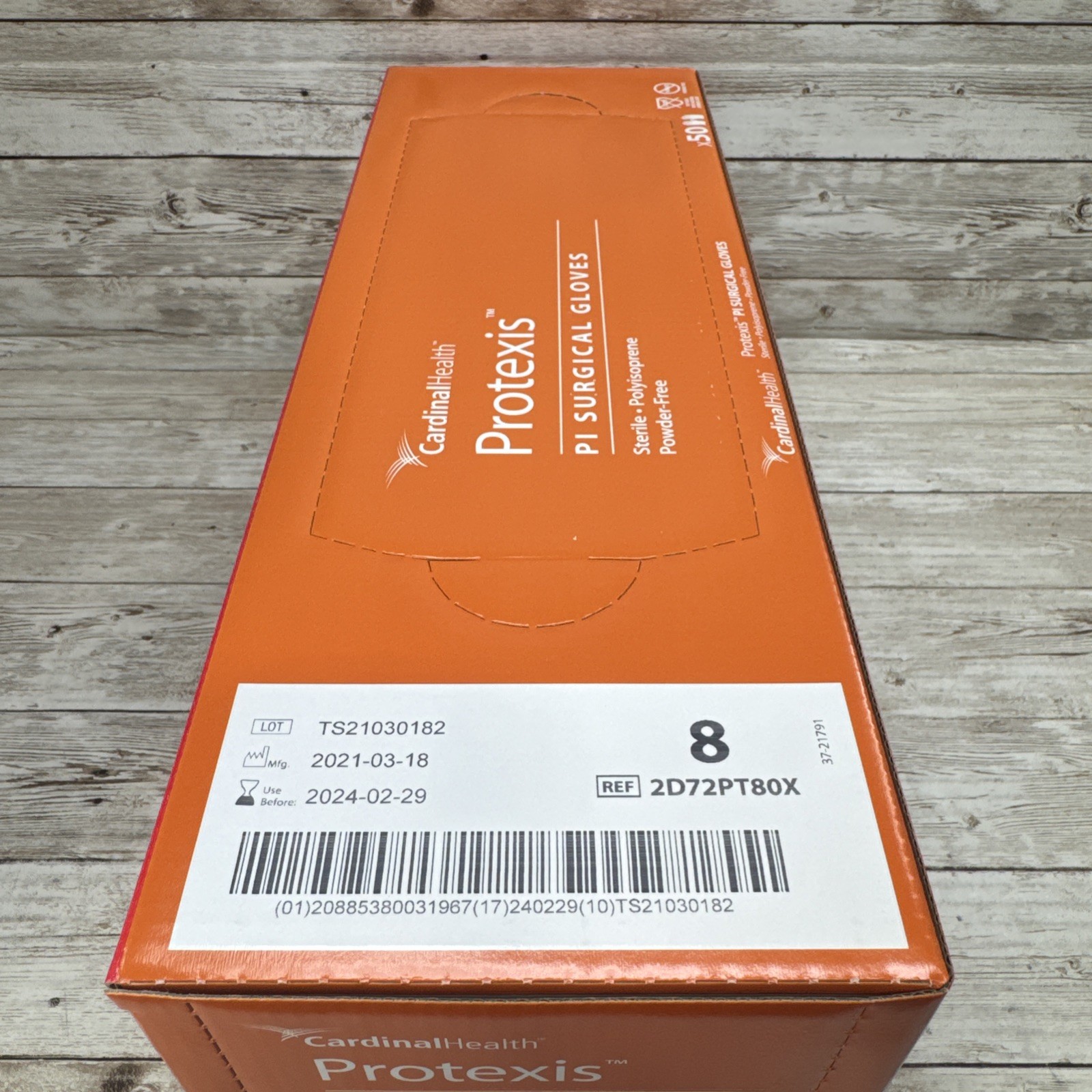 Protexis PI Polyisoprene Surgical Gloves Sterile *1 Box* Size: 8 *See Date*2-24