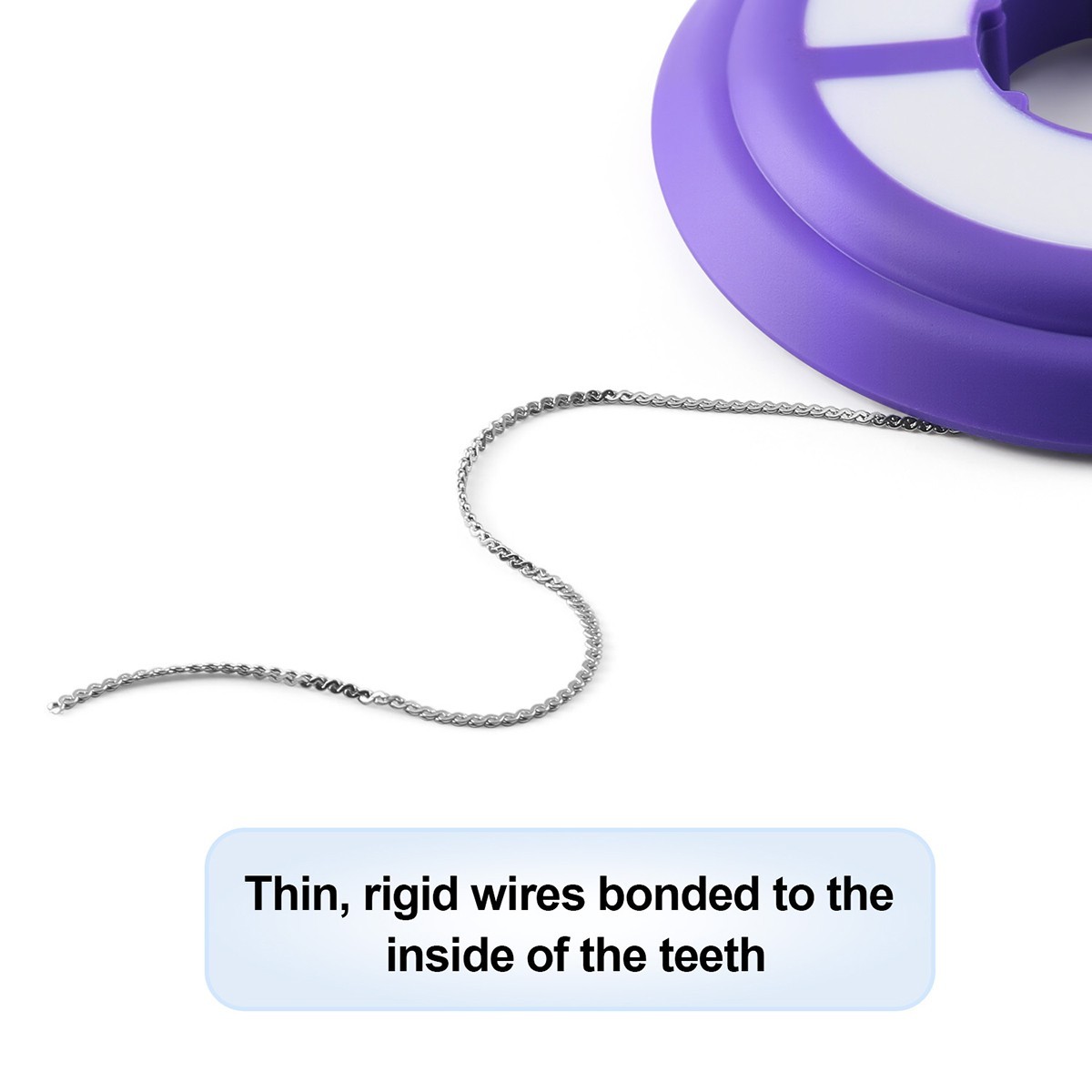 Dental Orthodontic Round Rectangular monoblock Bondable Metal Lingual Button