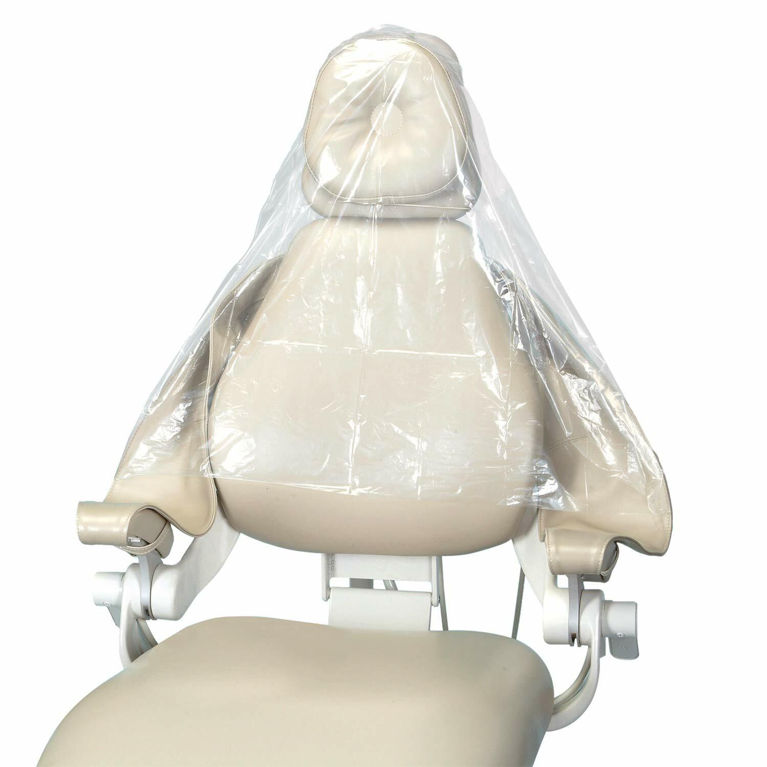 Durable Dental Unit Half/Full Chair Sleeves Disposable PE Cover Soft Clear