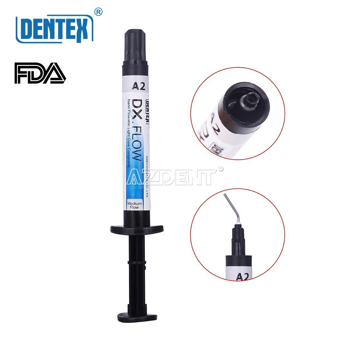 Dental Composite Resin Medium Flowable Light Cure/ Etching Gel /Bonding Adhesive