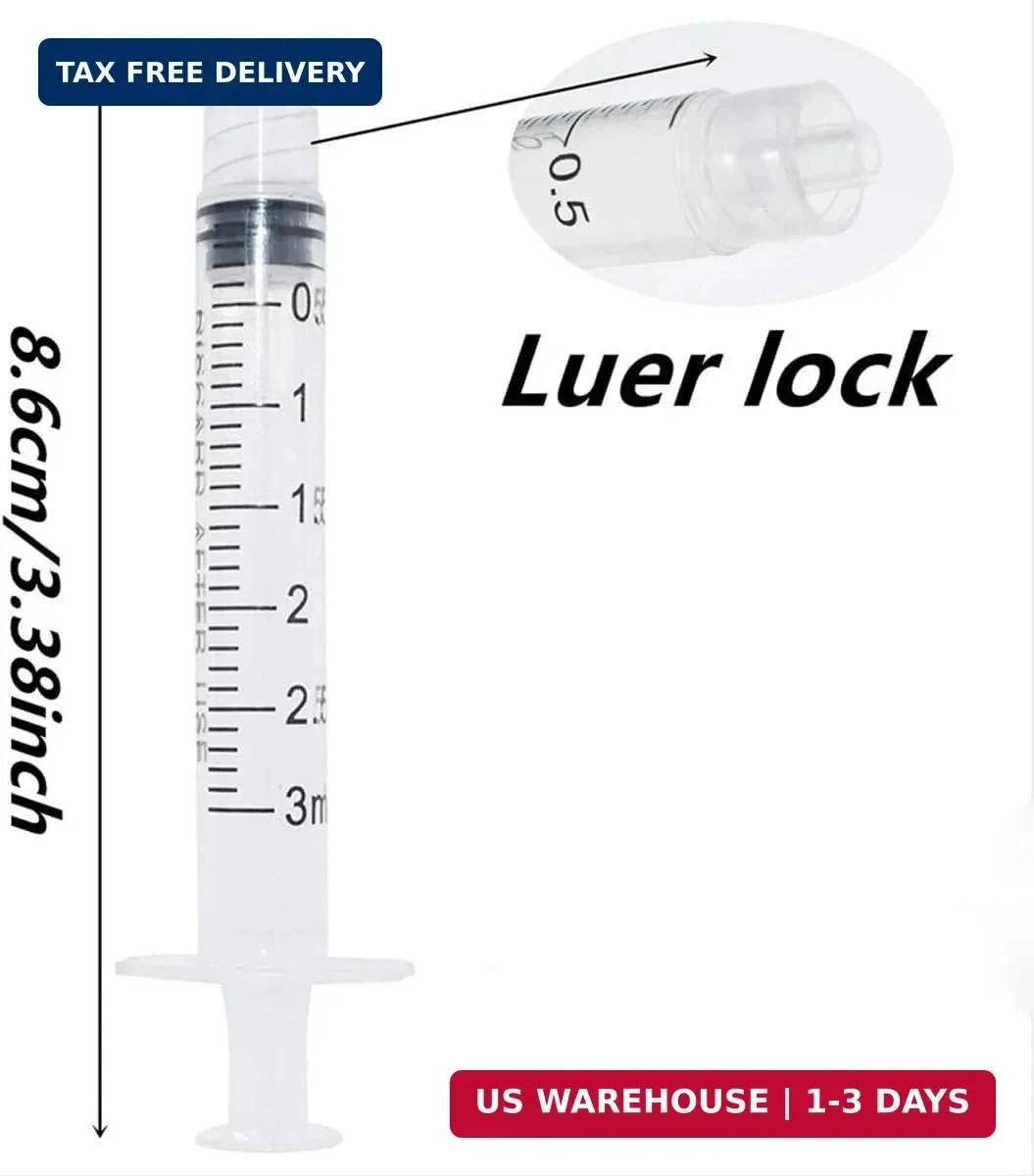 52 Pcs – 3ml 5ml 10ml 20ml Syringes with 14ga, 20ga,21ga, 23ga Blunt Tip Needles