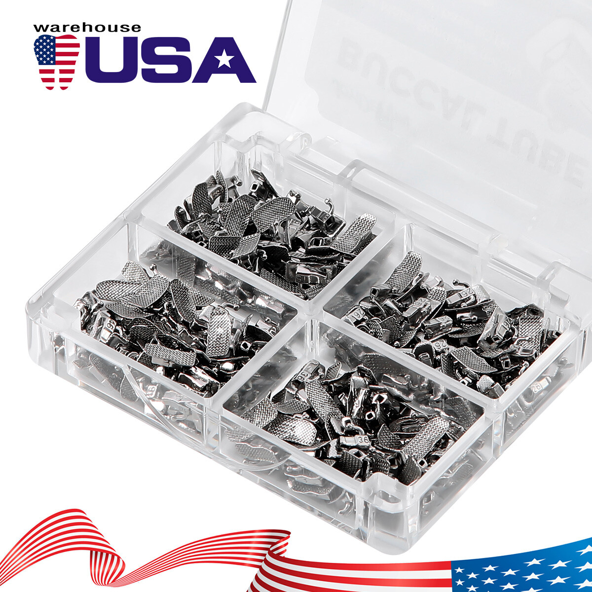 Dental Orthodontic Buccal Tube 1st 2nd Molar Tubes Roth/MBT 022 Bondable AZDENT
