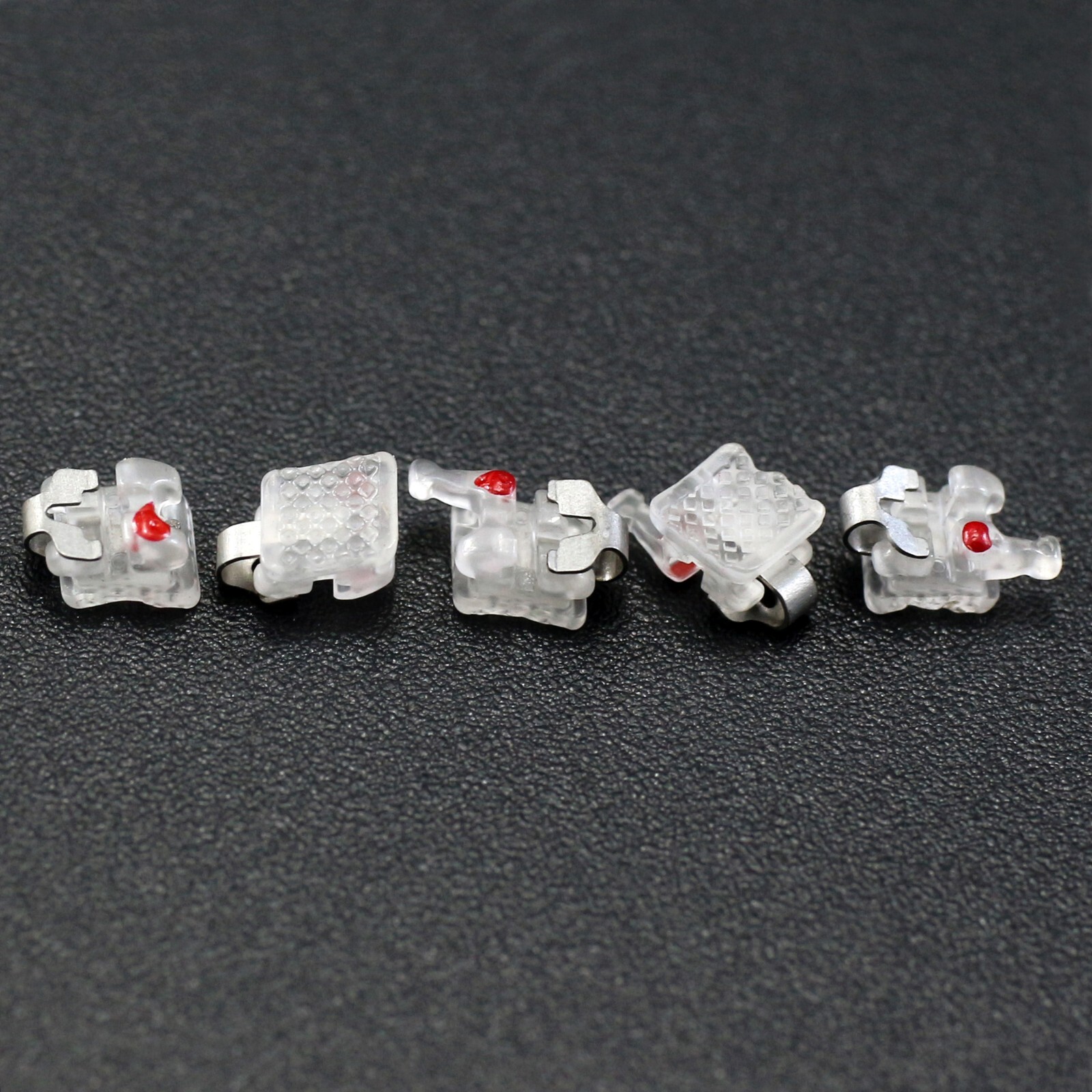 Orthodontic Bracket Self Ligating Ceramic Clear Aesthetic Interactive Roth 0.022