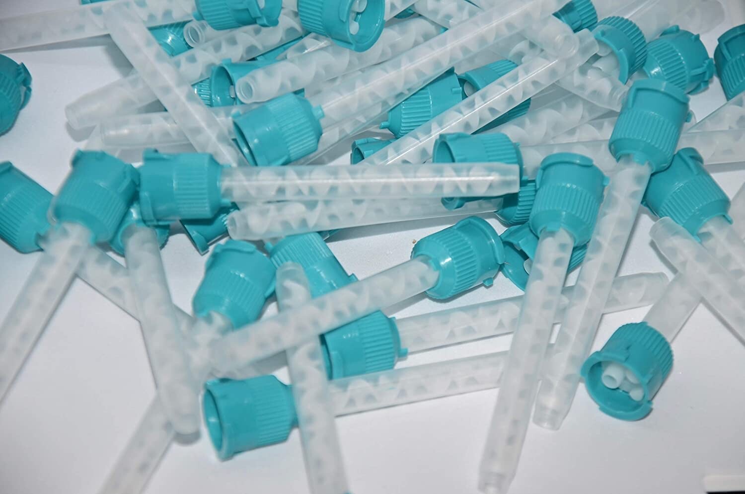 100pcs blue Mixing Tips heavy body Dental HP Green 6.5 mm Heavy Body 1:1