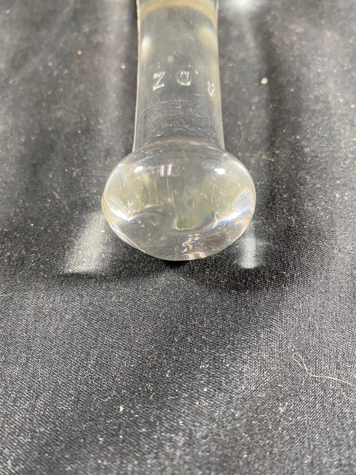 Laboratory Solid Glass 8oz. Grinding Pestle 150mm L x 45mm OD