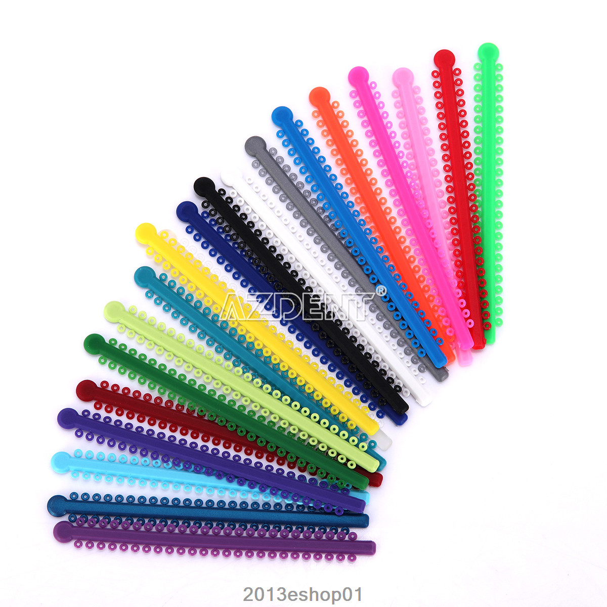1000pcs Dental Orthodontic Ligature Ties Elastic Rubber Bands For Brackets Brace