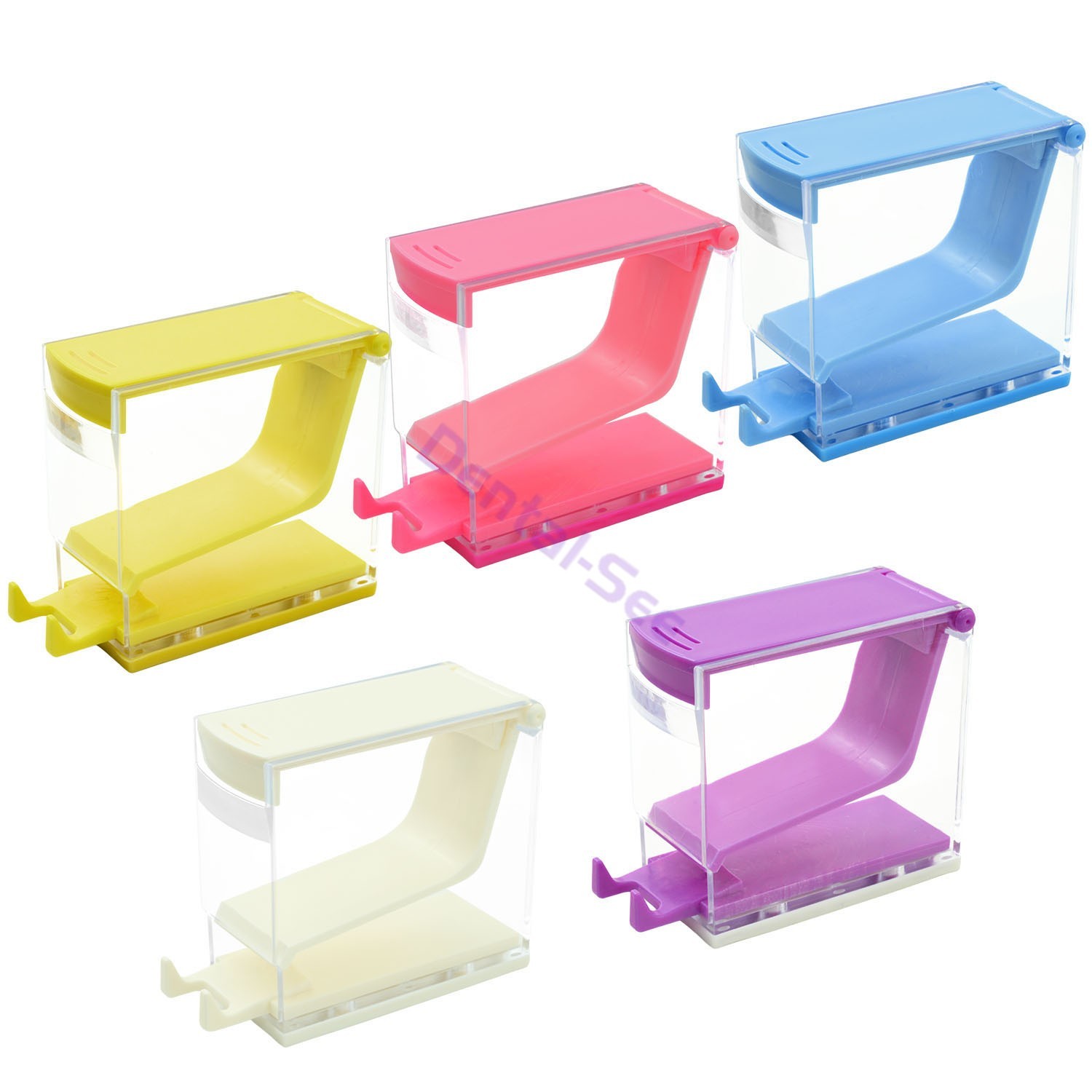 Cotton Roll Dispenser Dental Dentist Press Type Cotton Rolls Storage Box