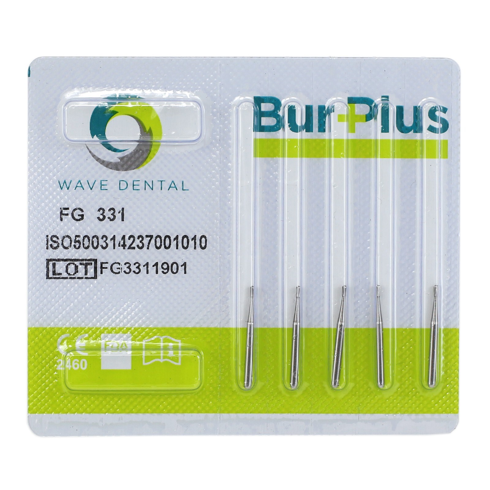 Wave Dental Carbide Burs FG 330 331 332 Bur High Speed Pear Shape Friction Grip