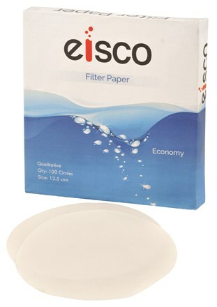Qualitative Filter Paper, 12.5cm Diameter, Pack of 100 – Eisco Labs
