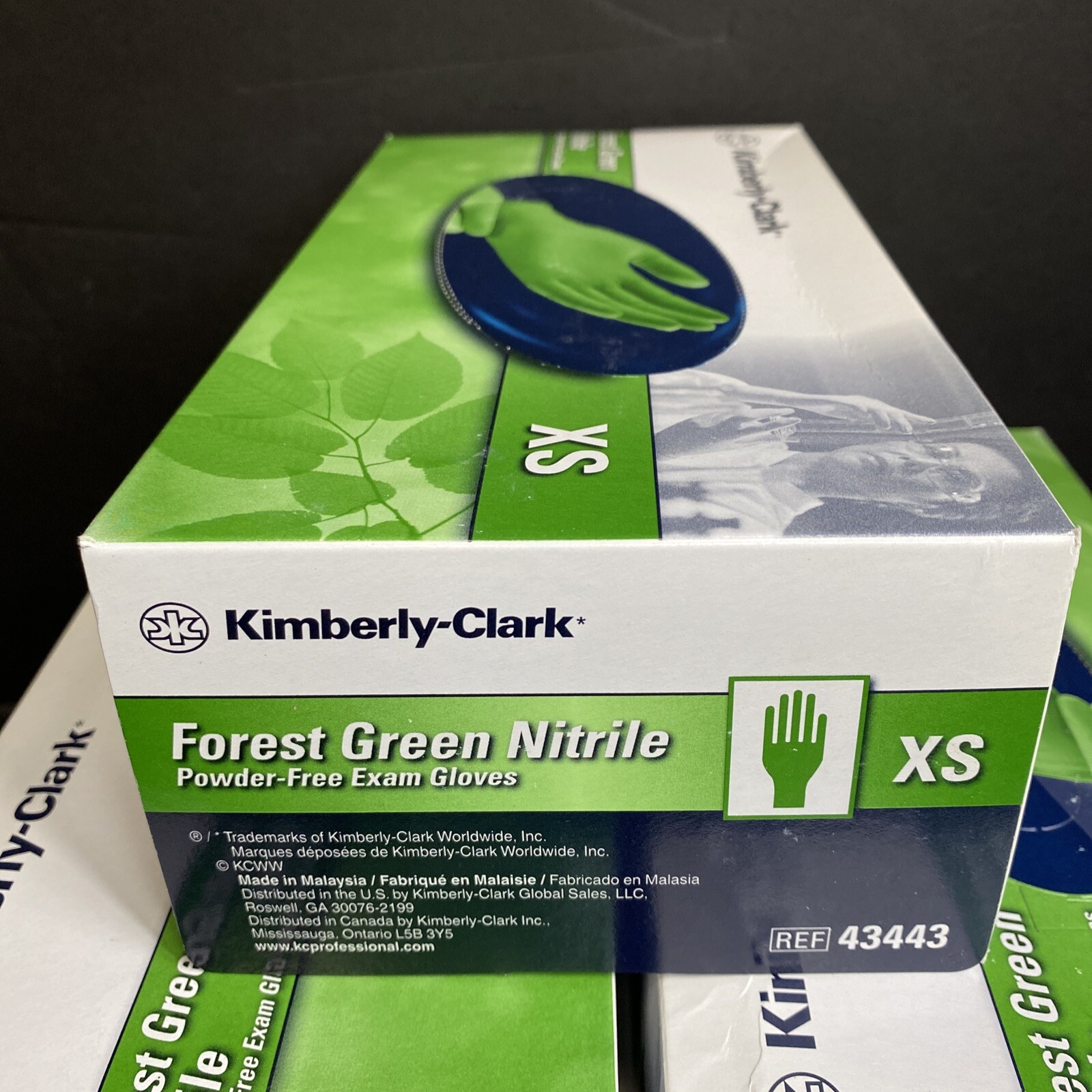 Kimberly-Clark Nitrile Gloves Extra Small 5 Boxes with 200 Gloves Each