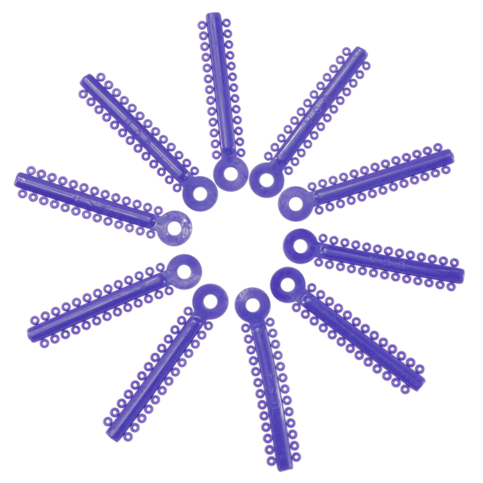 1040 Pcs Dental Orthodontic Elastic Ligature Ties Rubber Bands for Brackets