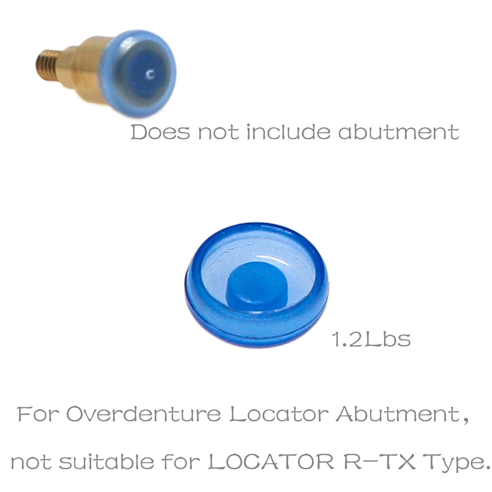 Overdenture Locator Abutment Male caps Inserts Tool for NEODENT GRAND MORSE GM